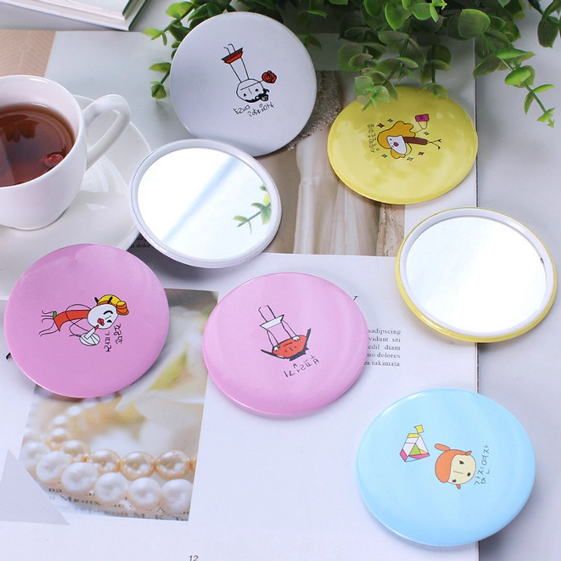 Product image KAHASIL - Kaca Cermin Bulat Mini Kecil Make Up Travelling Motif KMJ080 all variant all variant